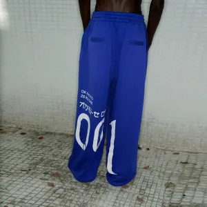 Wide-Leg Graphic Sweatpants