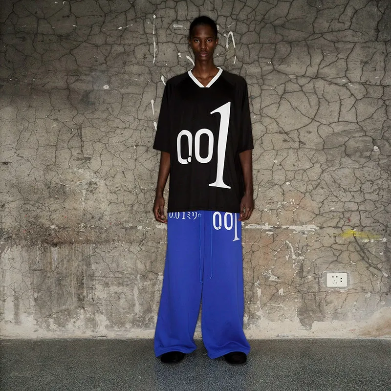 Wide-Leg Graphic Sweatpants