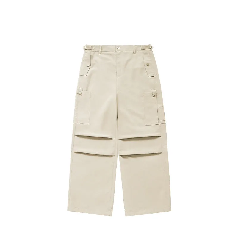 Wide Leg Paratrooper Pants