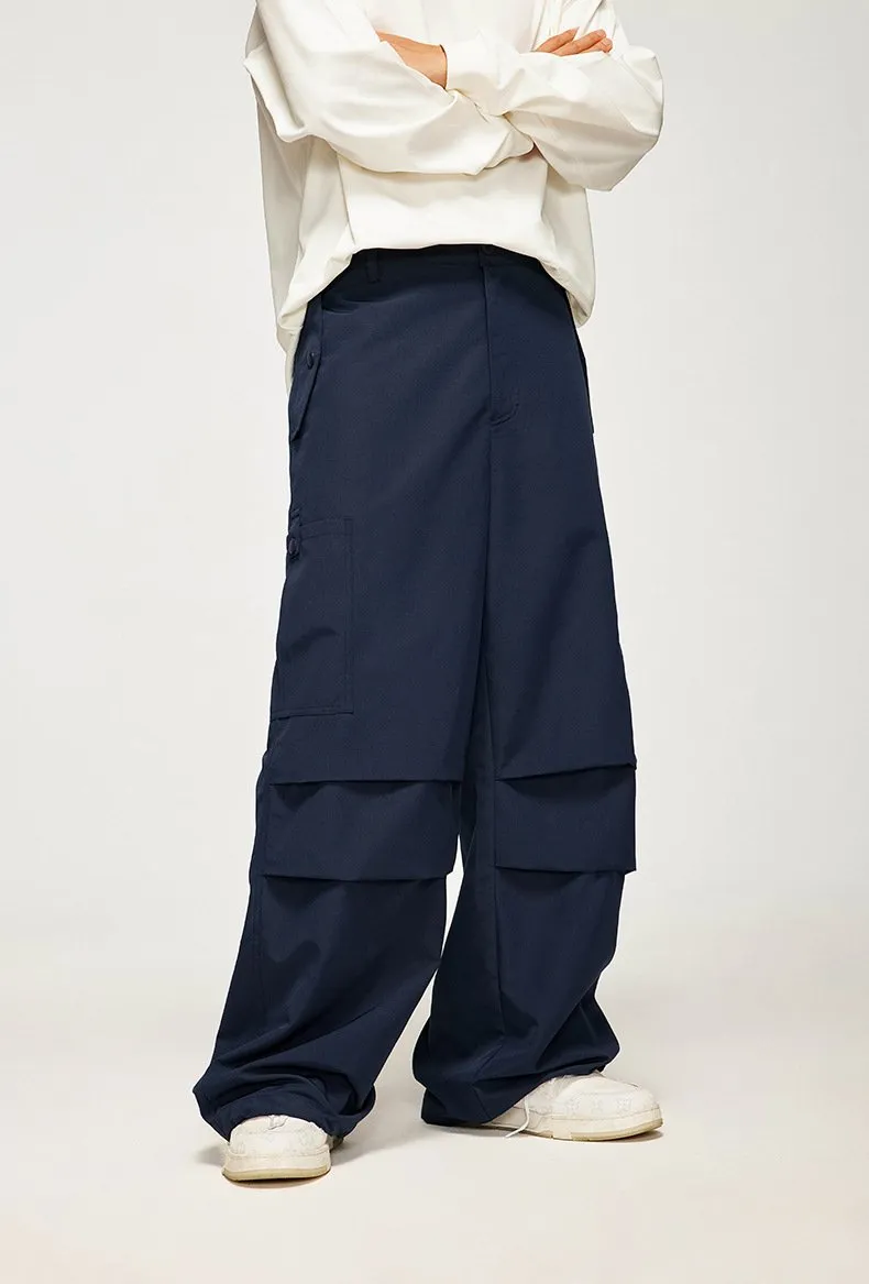 Wide Leg Paratrooper Pants