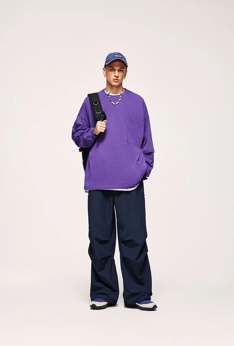 Wide Leg Paratrooper Pants