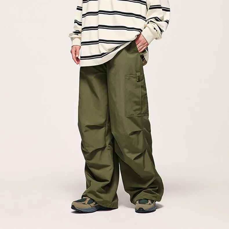 Wide Leg Paratrooper Pants