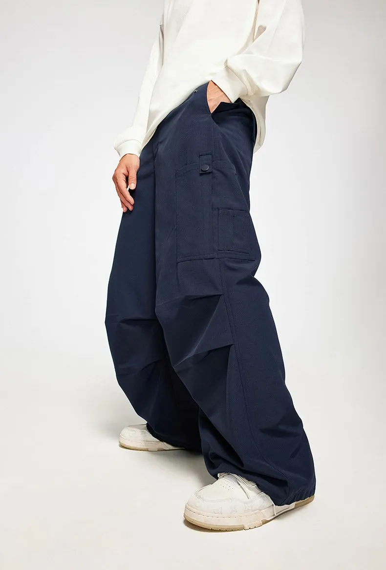 Wide Leg Paratrooper Pants