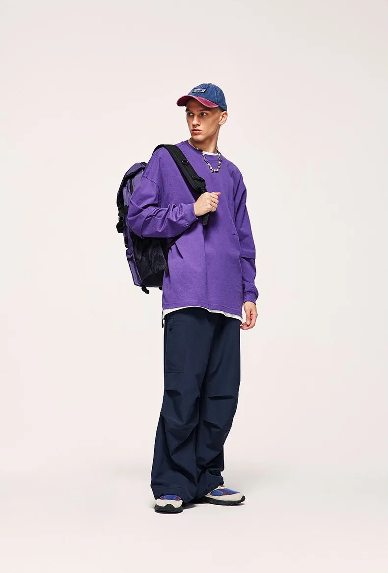 Wide Leg Paratrooper Pants