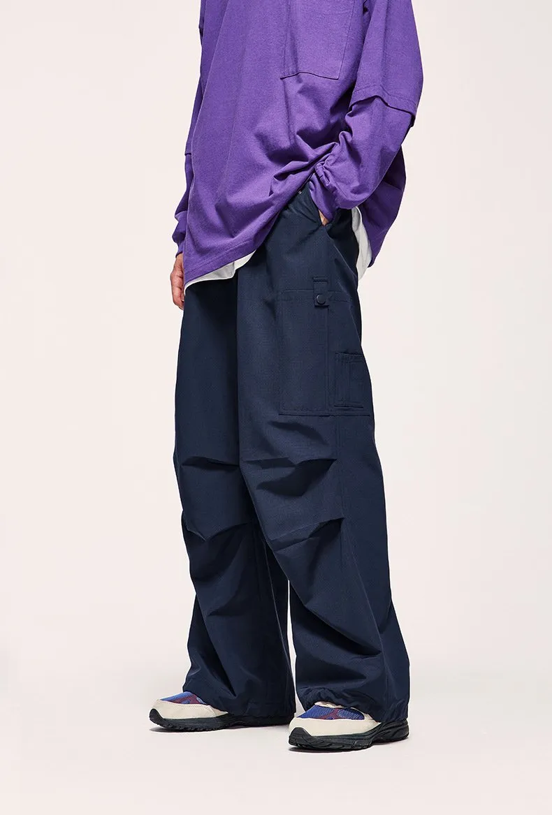 Wide Leg Paratrooper Pants