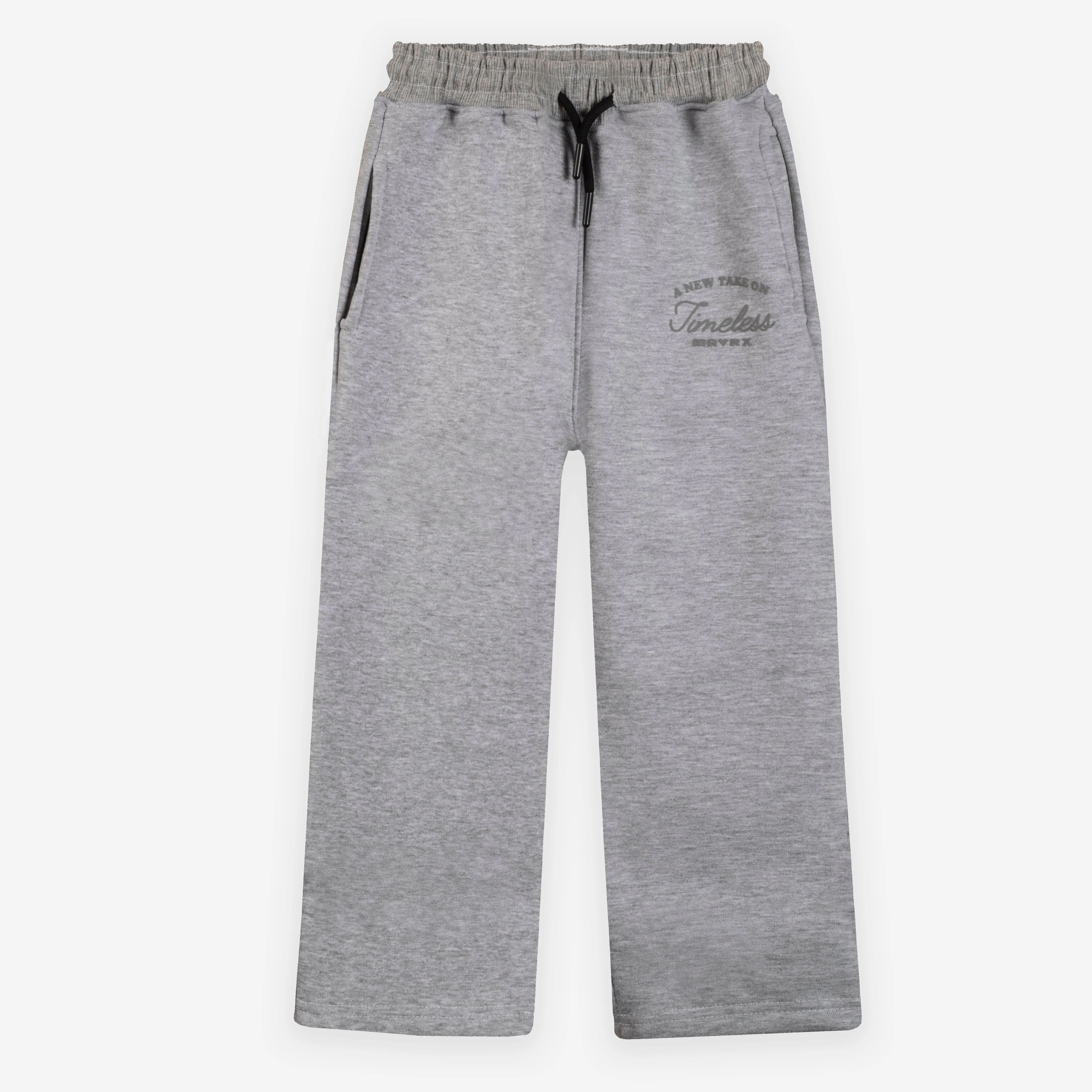 Wide-leg Sweatpants - Grey