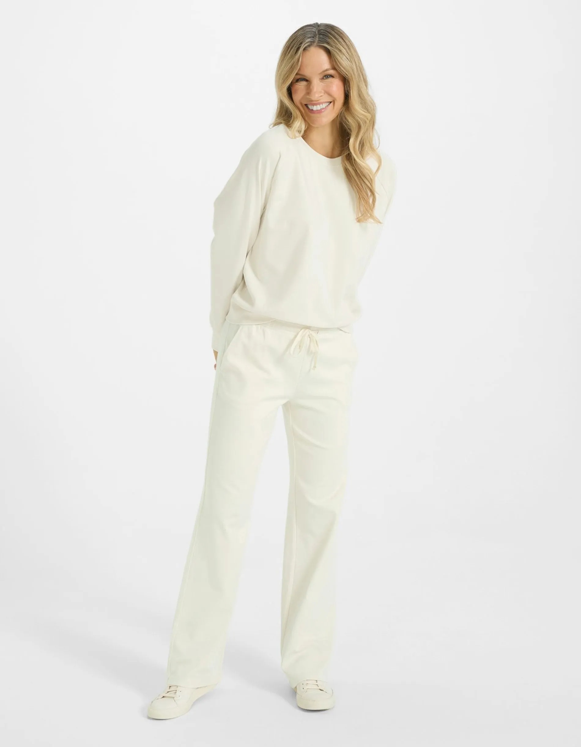 Wide-Leg Sweatpants