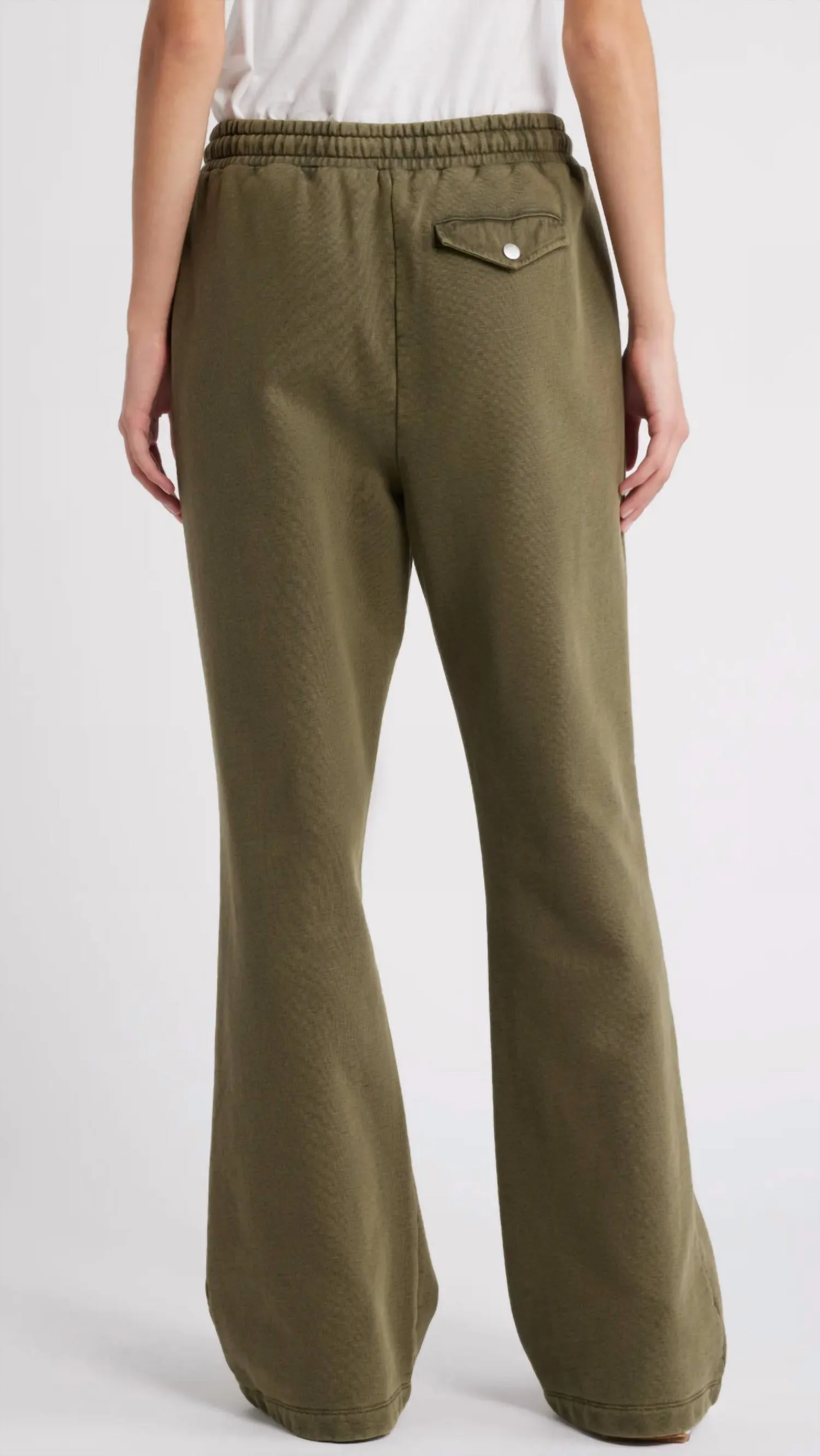 Wide Leg Track Sweatpants In Surplus