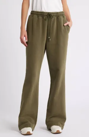 Wide Leg Track Sweatpants In Surplus