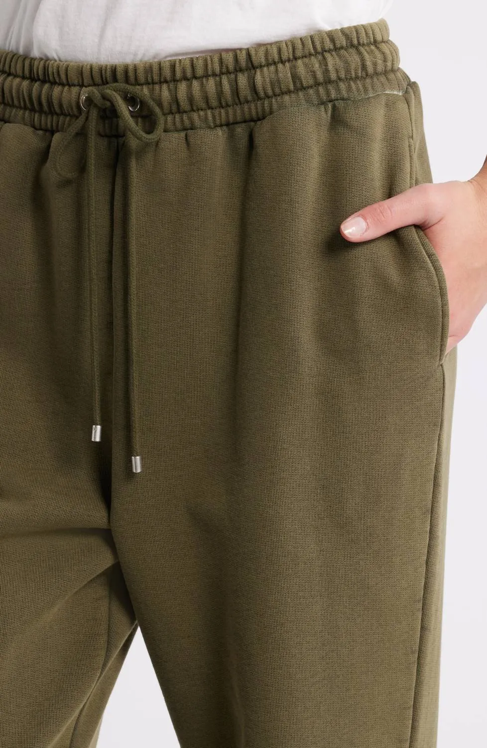 Wide Leg Track Sweatpants In Surplus