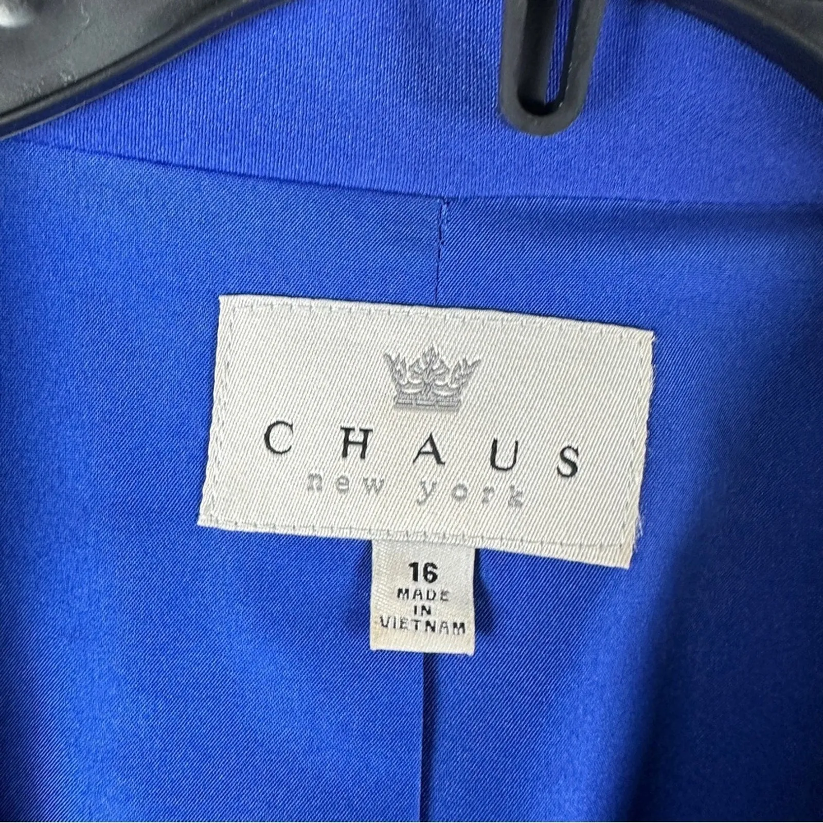 Women’s Blue Career Jacket  Size 16
