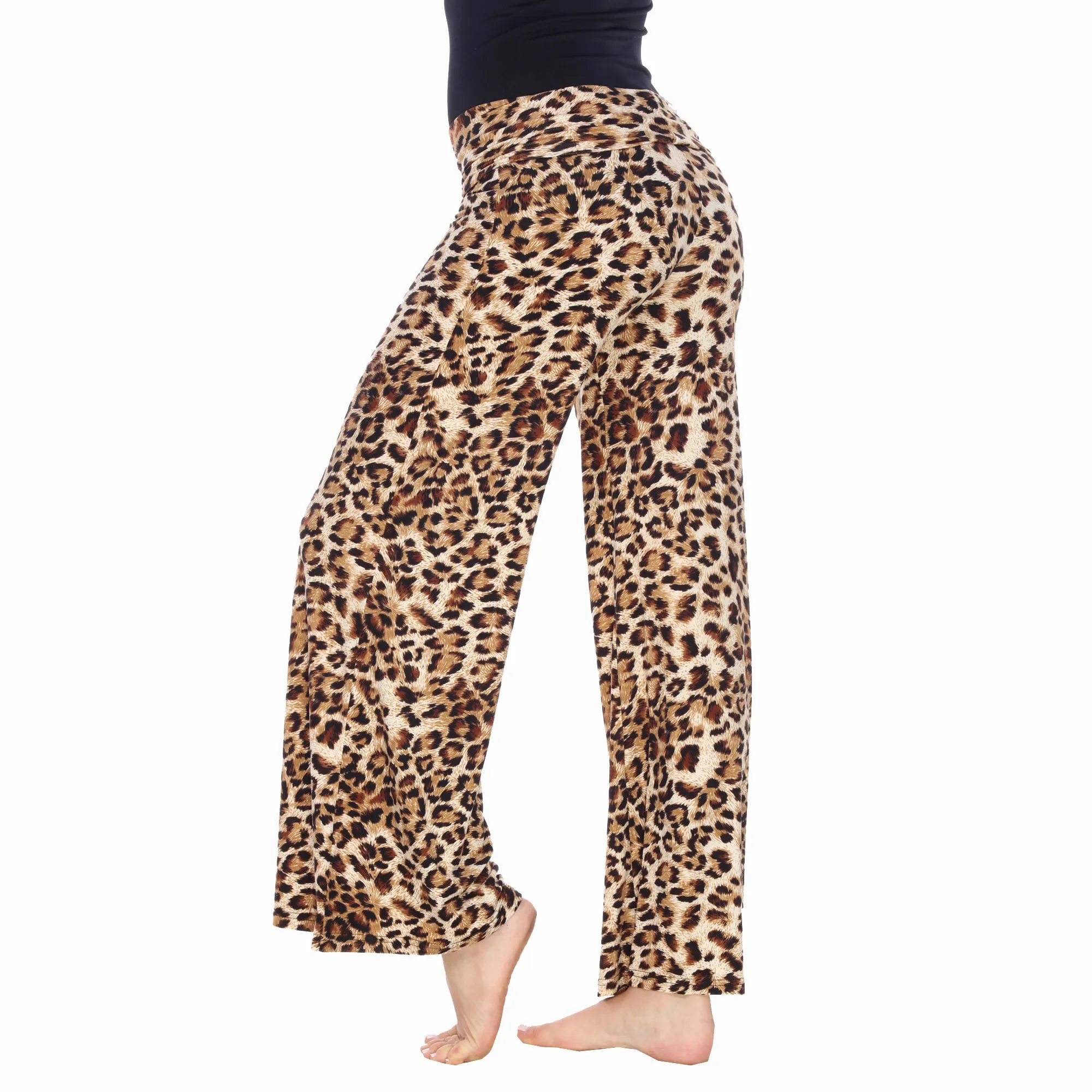 Women's Cheetah Printed Palazzo Pants