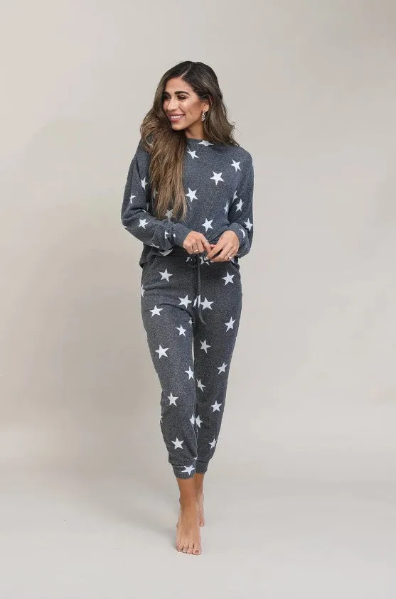 Women's Lounge Set (2pcs Pullover  Pant)