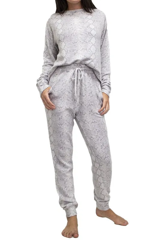 Women's Lounge Set (2pcs Pullover  Pant)