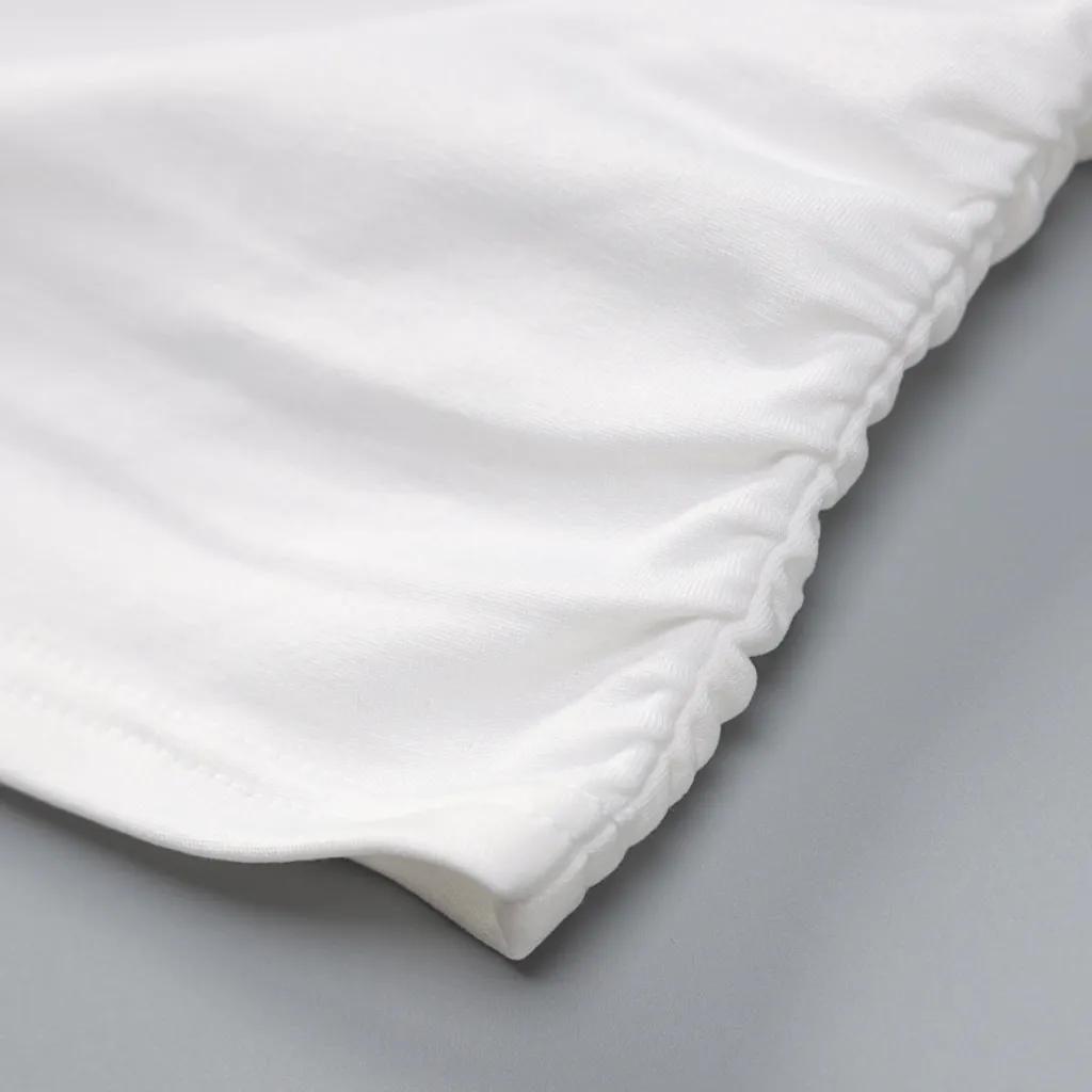 Women's White Pleated Slim Fit Dress