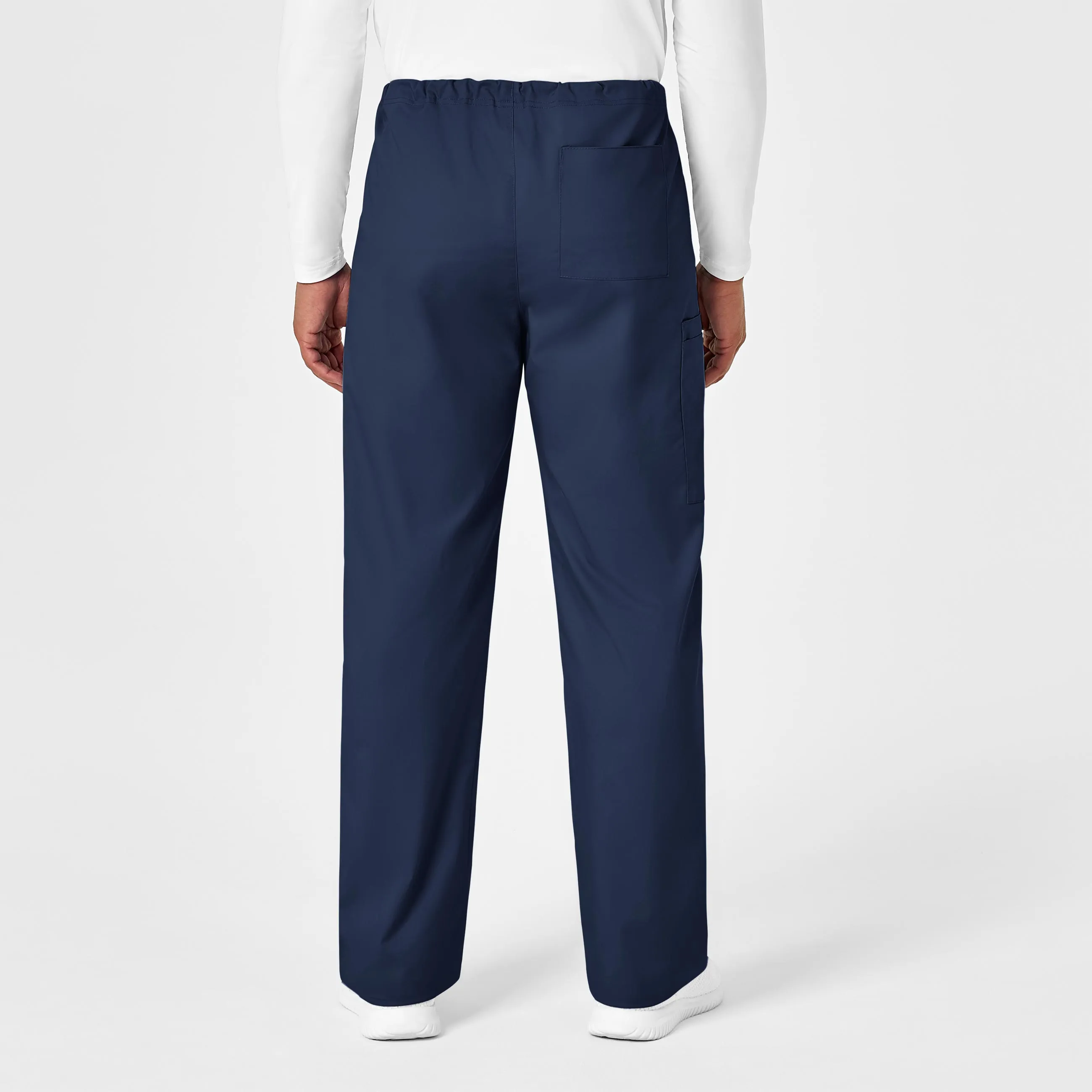 WonderWORK 500 Unisex Drawstring Cargo Scrub Pants Navy