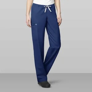WonderWORK 500 Unisex Drawstring Cargo Scrub Pants Navy