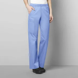 WonderWORK 501 Pull-On Cargo Scrub Pants Ceil Blue