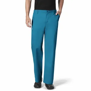 WonderWORK 503 Men's Cargo Scrub Pants Teal Blue