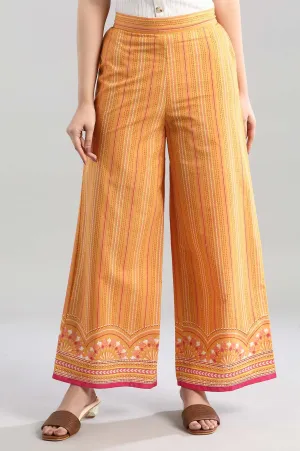 Yellow Printed Palazzo