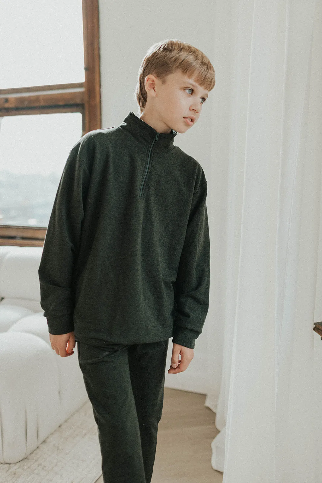 Youth Terry 1/4 Zip