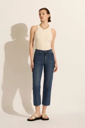 Zoe Crop High Straight Jean Stories