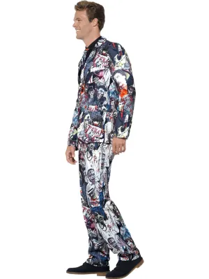 Zombie Print Stand Out Suit